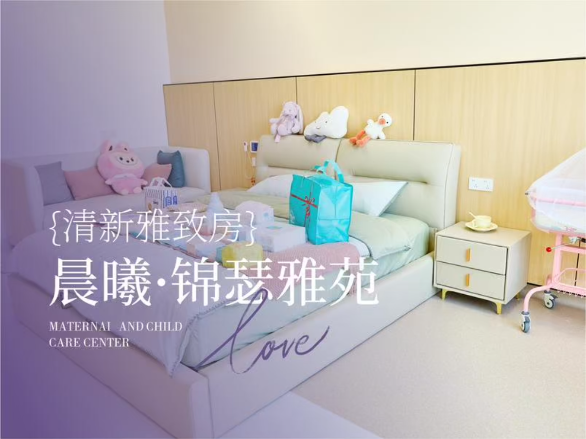 Chenxi room promotional image: bed, sofa, bedside table and cot